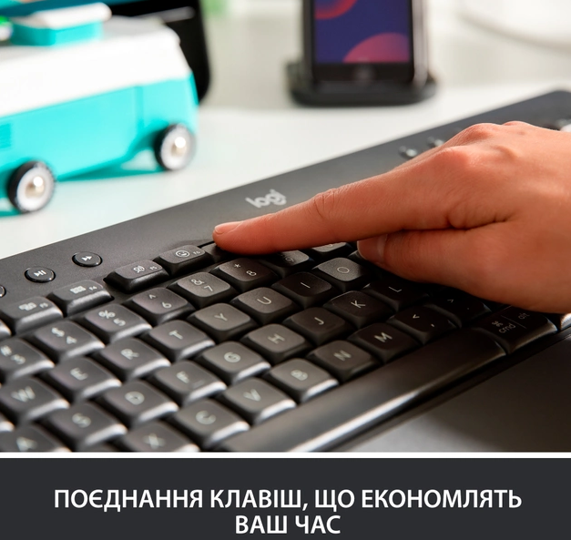 Клавіатура Logitech Signature K650, UA, Graphite (920-010945) 