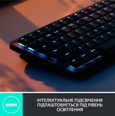 Клавіатура Logitech MX Mechanical Mini Minimalist Wireless  Graphite (920-010780)