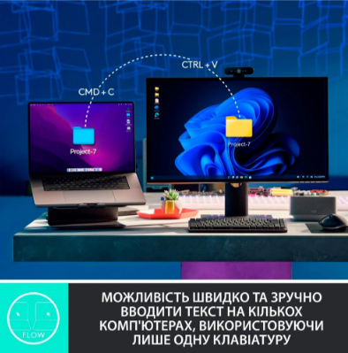 Клавіатура Logitech MX Mechanical Mini Minimalist Wireless  Graphite (920-010780)
