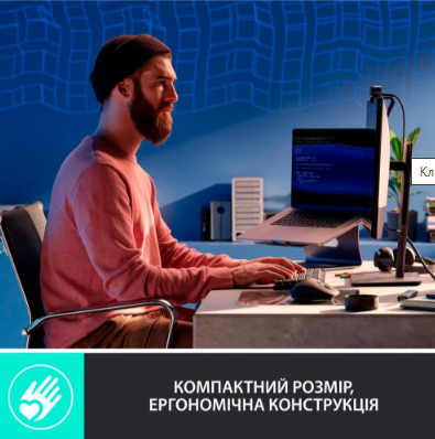 Клавіатура Logitech MX Mechanical Mini Minimalist Wireless  Graphite (920-010780)