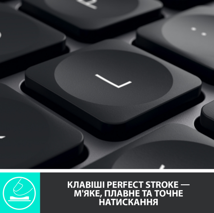 Клавіатура LOGITECH MX Master Keys for Business, US, Graphite (920-010251)