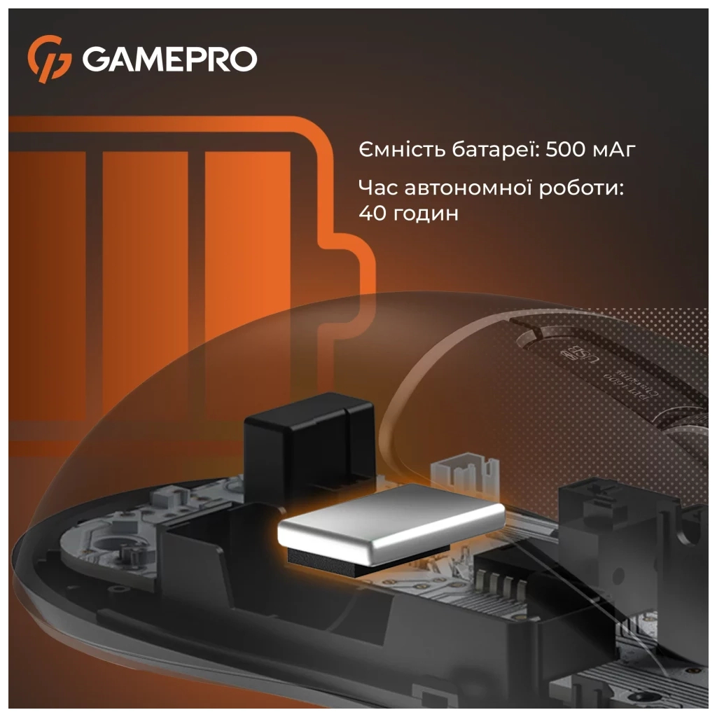 Мишка GamePro Genesis Ranker Wireless/Bluetooth/USB Black (GM012B)