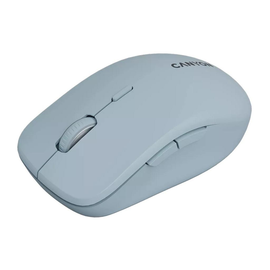 Мишка Canyon MW-12 Wireless/Bluetooth Blue (CNS-CMSW12BL)