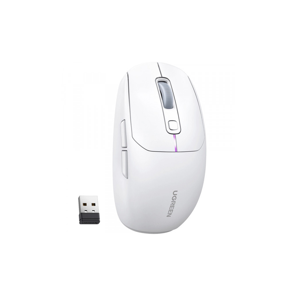 Мишка Ugreen MU103 Wireless/Bluetooth White (15629)
