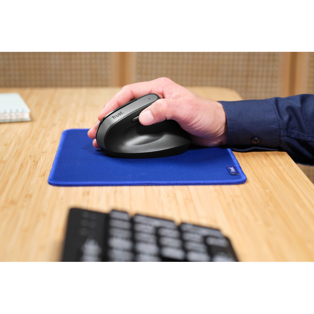 Мишка Trust Bayo+ Ergonomic Wireless/Bluetooth Black (25146)