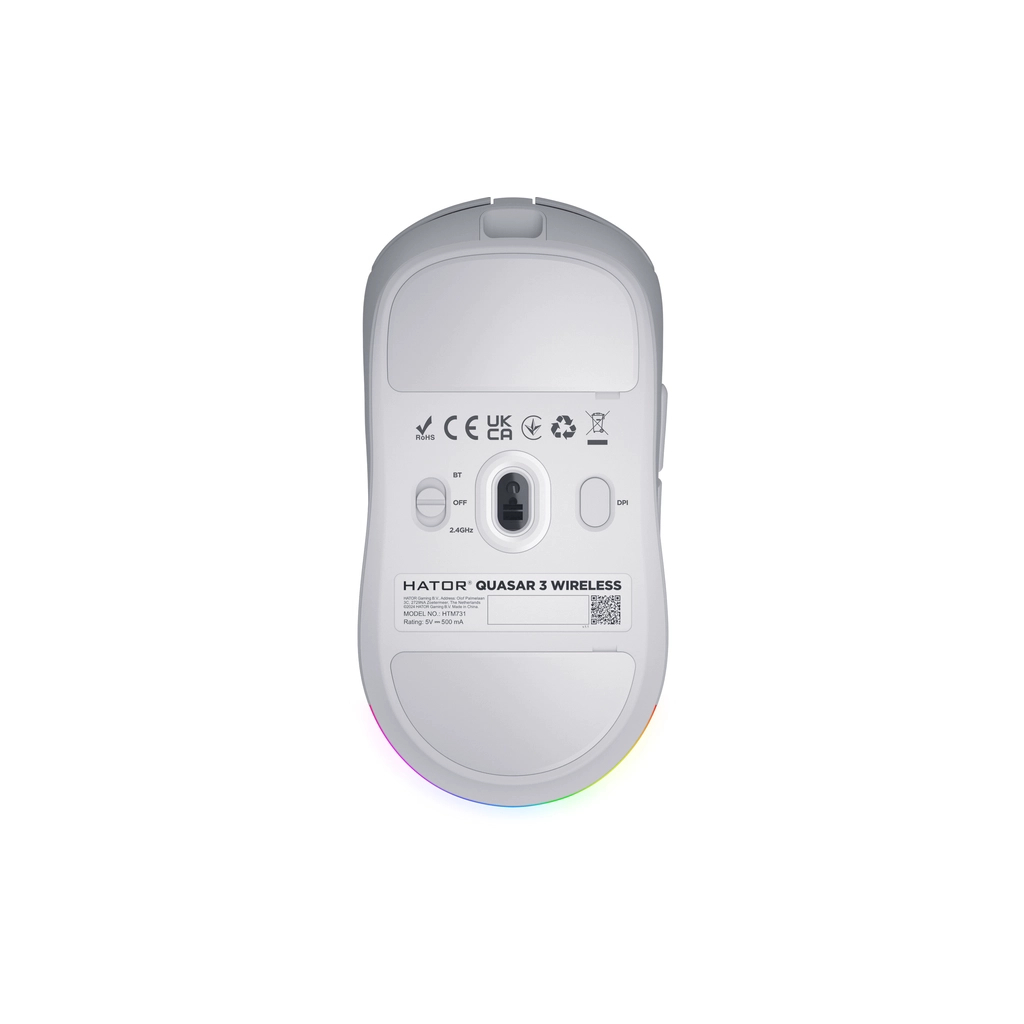 Мишка Hator Quasar 3 Wireless White (HTM731)