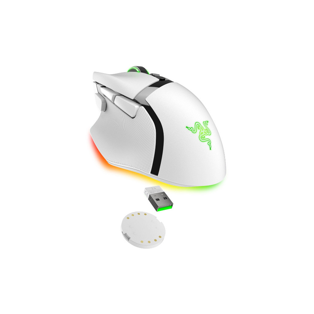 Мишка Razer Basilisk V3 Pro Wireless/Bluetooth White (RZ01-04620200-R3G1)