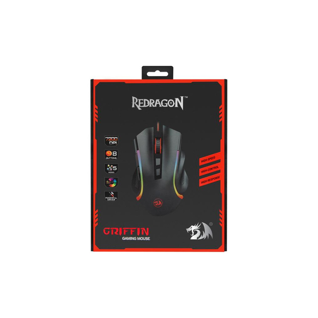 Мишка Redragon Griffin Black (75093)