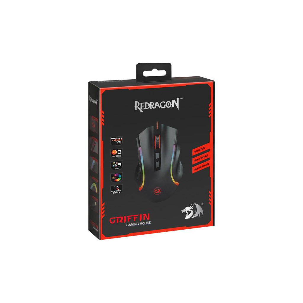 Мишка Redragon Griffin Black (75093)
