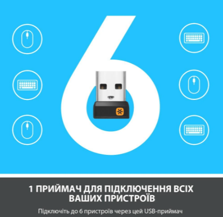 Миша комп'ютерна Logitech M325s Wireless Light Silver (910-006813)