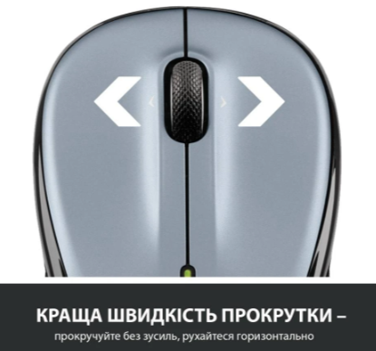 Миша комп'ютерна Logitech M325s Wireless Light Silver (910-006813)
