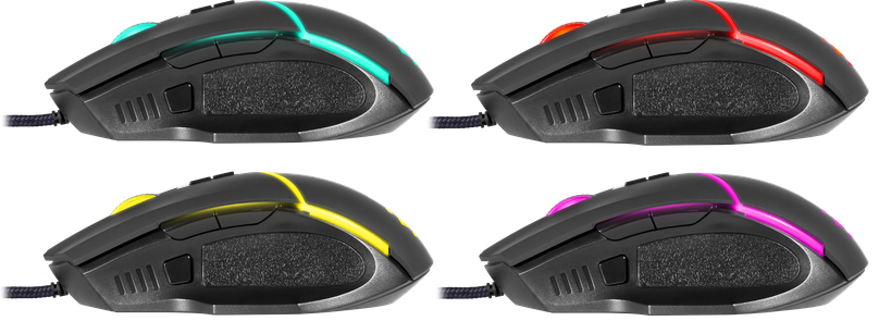 Миша Defender Warfame GM-880L RGB, 8 кнопок,12800 dpi (52880)