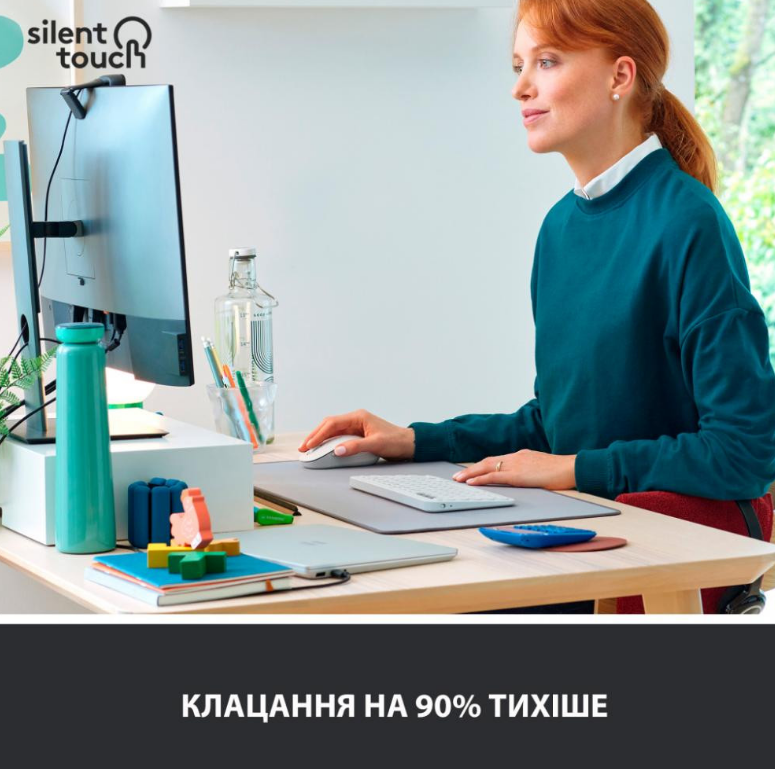 Миша комп'ютерна Logitech Signature M650 Wireless OFF White B2B (910-006275)