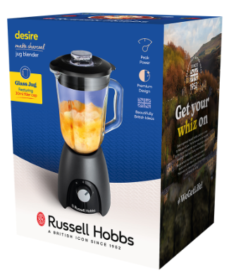 Стаціонарний  блендер Russell Hobbs 27121-56 Matte Charcoal Jug Blender