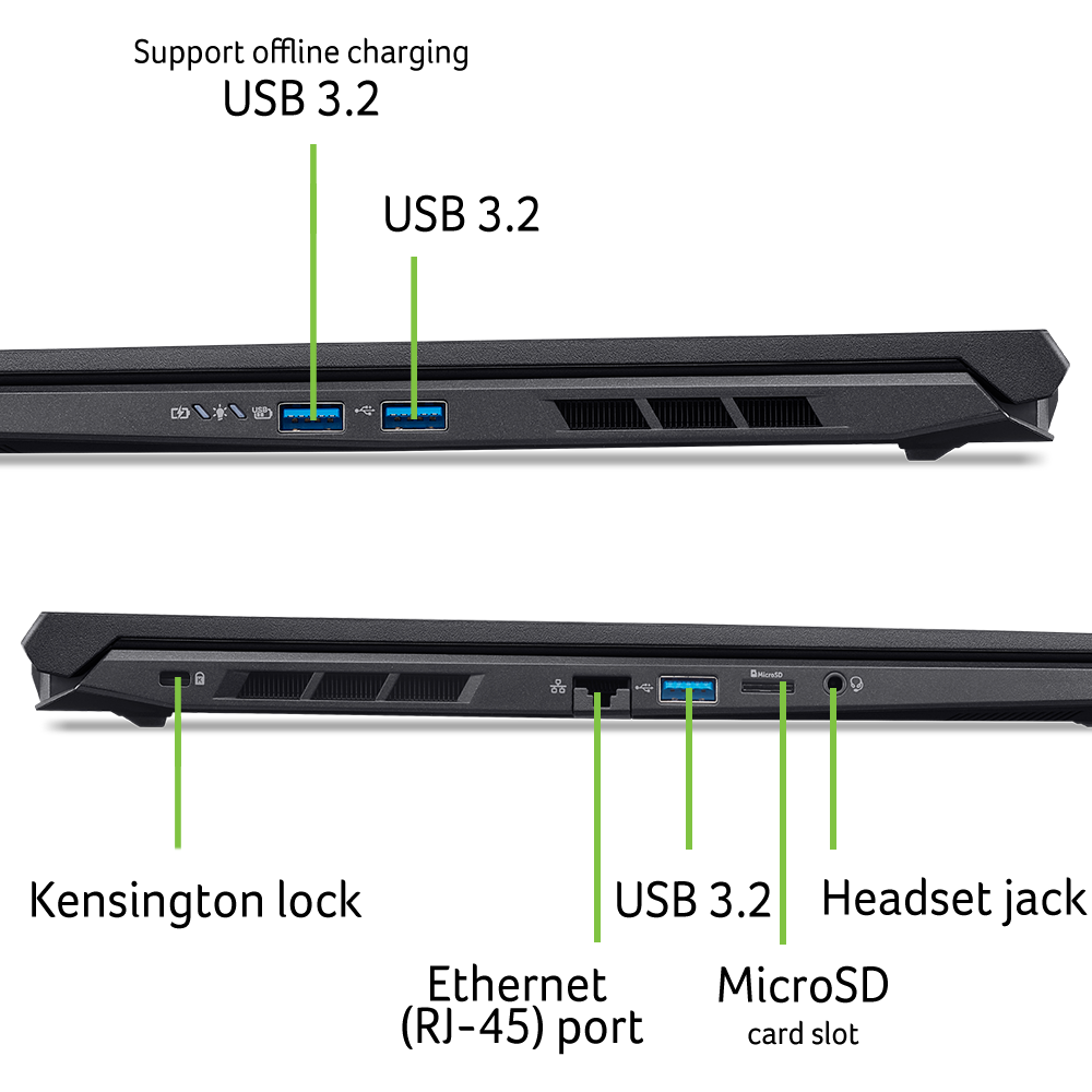 Ноутбук Acer Nitro V 16 AI ANV16-42-R258 (NH.U1GEU.005) Shale Black