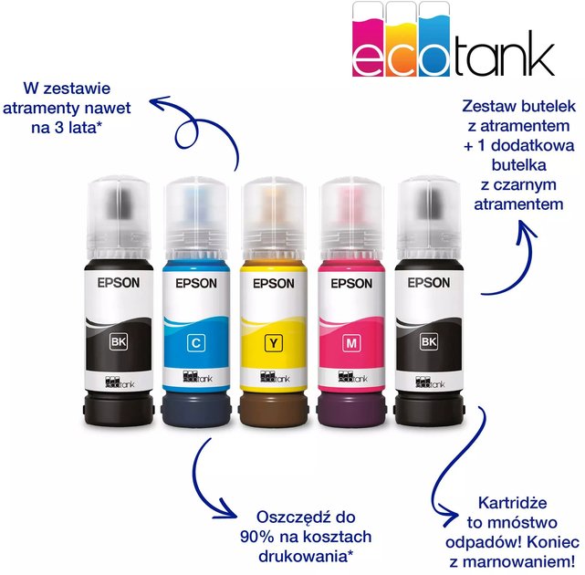 БФП Epson EcoTank L3280 Inkjet WiFi Black