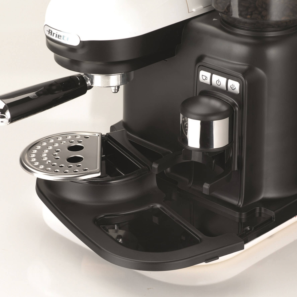 Ріжкова кавоварка еспресо Ariete 1318 Espresso Moderna White (00M131801AR0)