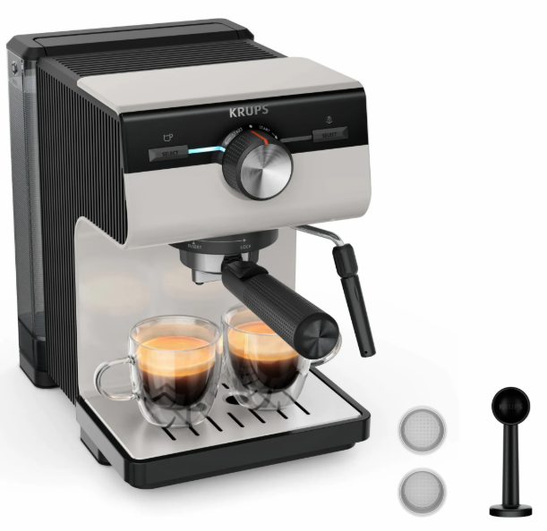 Кавоварка еспресо Krups XP381810 OPIO GREY