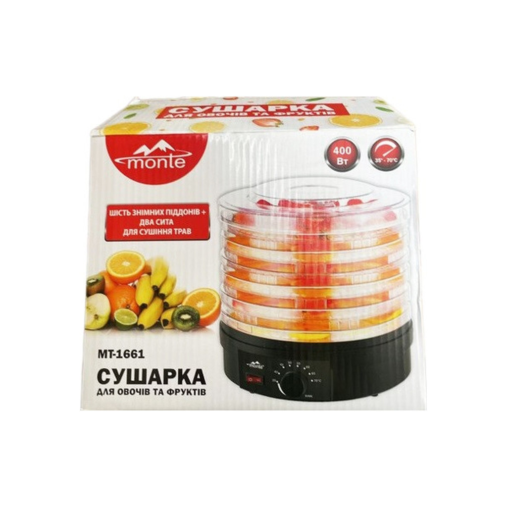 Сушка для овочів та фруктів Monte MT-1661