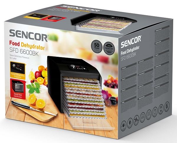 Сушки для фруктів і овочів Sencor SFD 6600BK