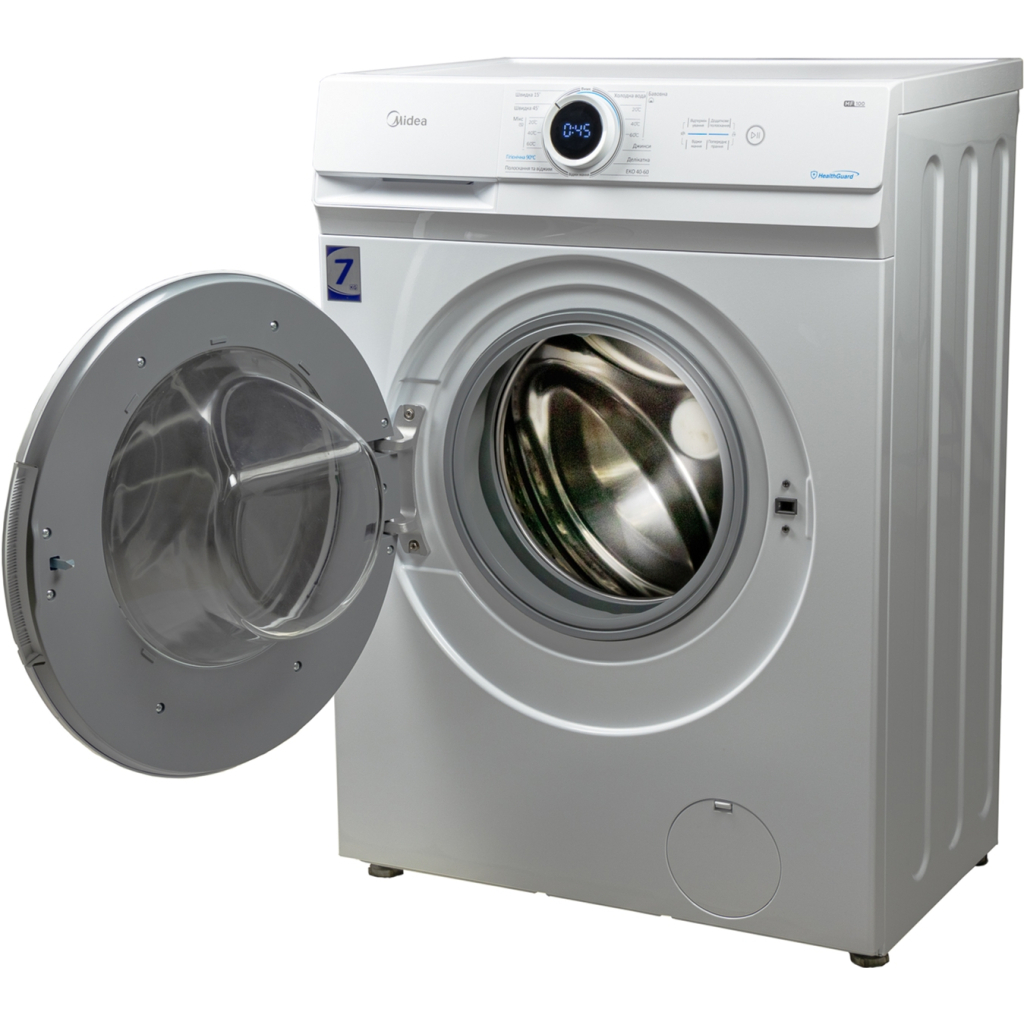 Пральна машина Midea MF100W70B/W-UA