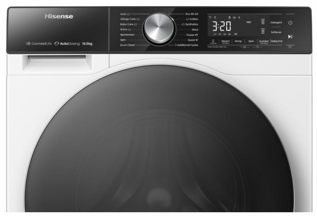 Пральна машина автоматична Hisense WF5S1045BW/UA