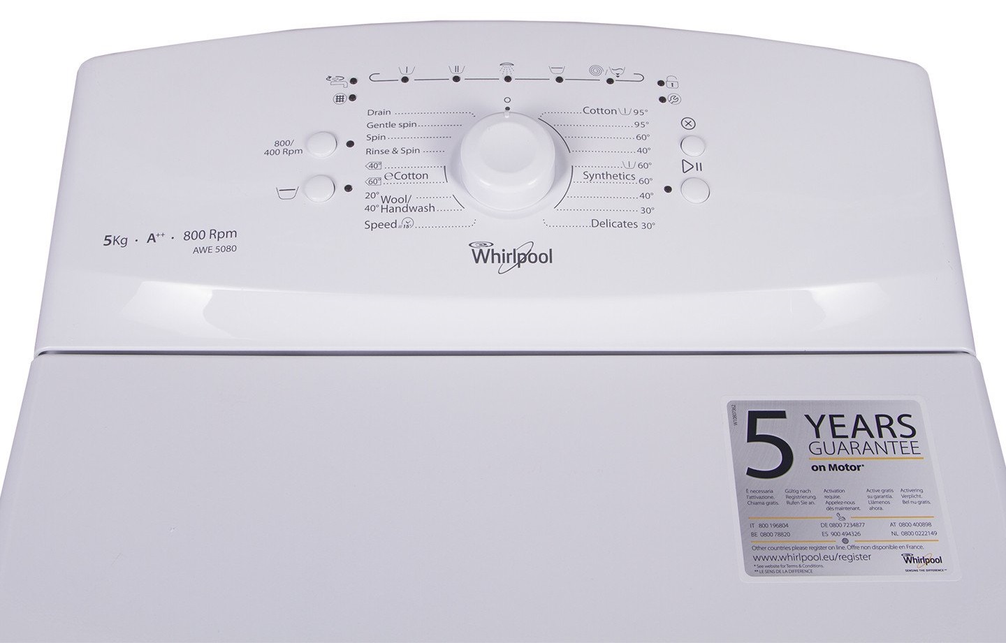 Пральна машина автоматична Whirlpool AWE 5080