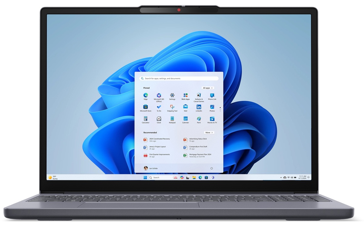 Ноутбук Lenovo IdeaPad Slim 3 15IRU10 (83KD0010RA) Luna Grey