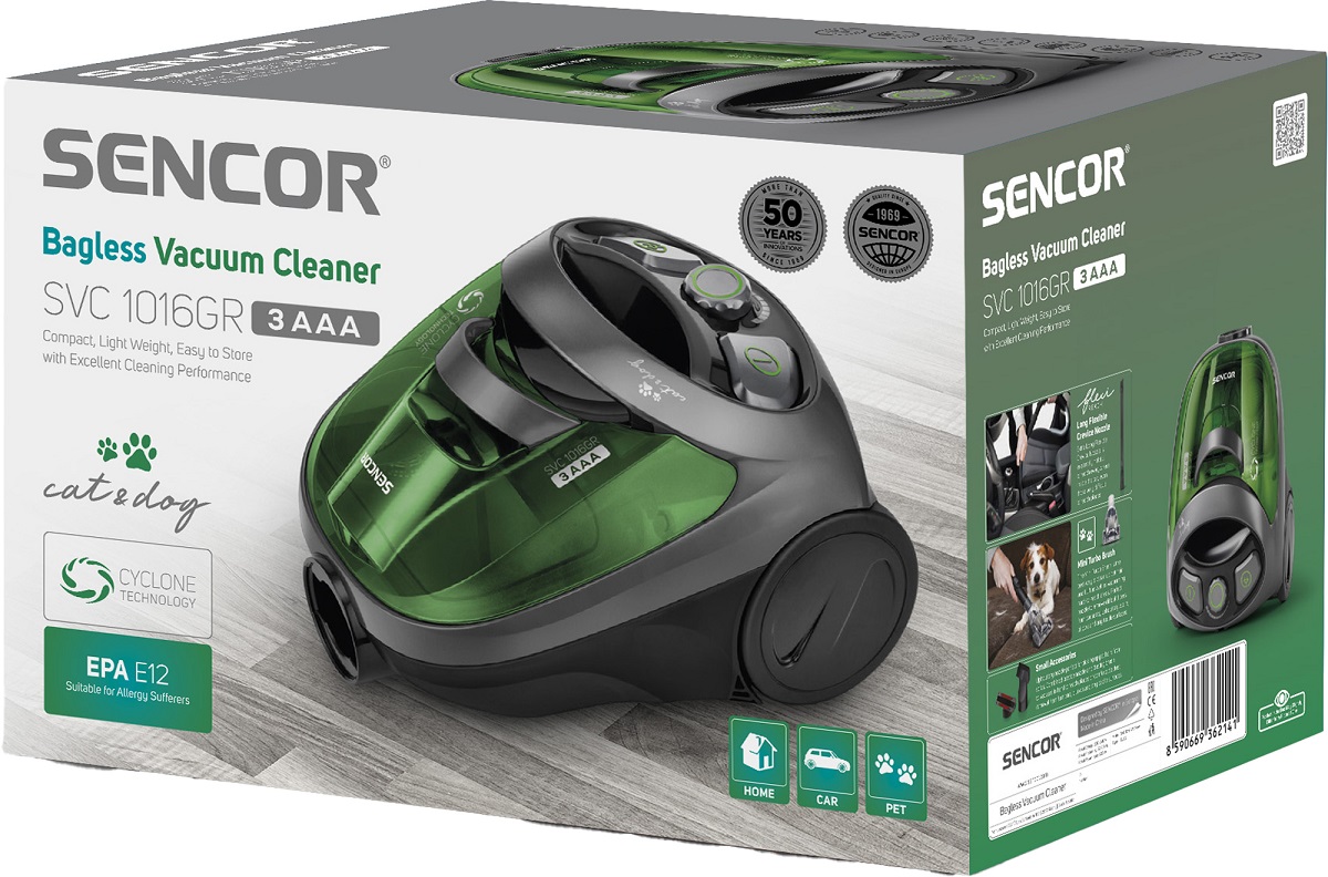 Пилосос Sencor SVC 1016GR