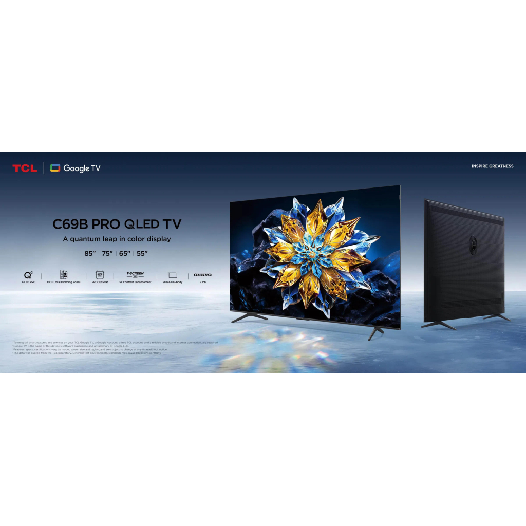 Телевізор TCL 75C69BPRO