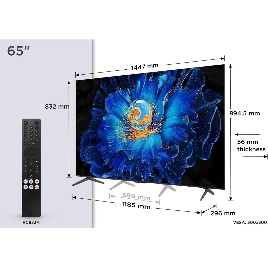 Телевізор TCL 65C6KS