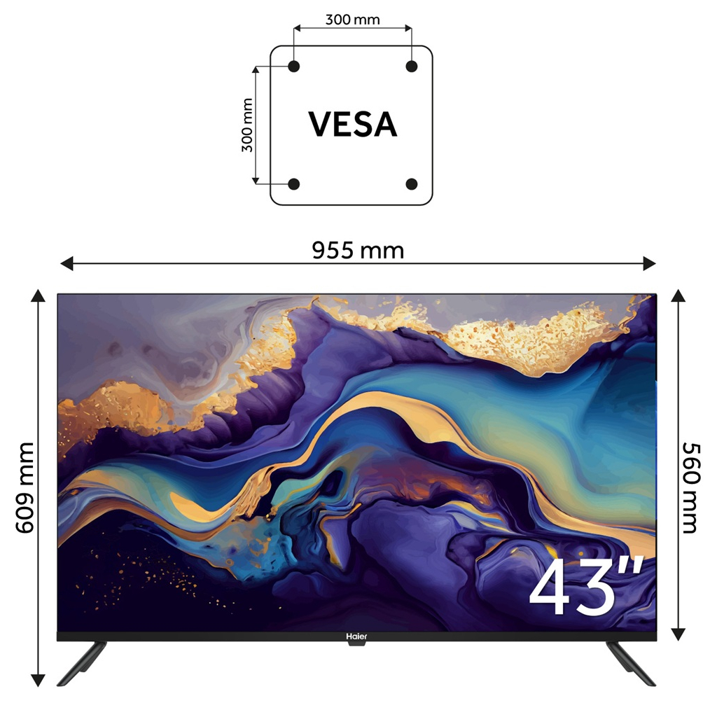 Телевізор Haier H43K801FG