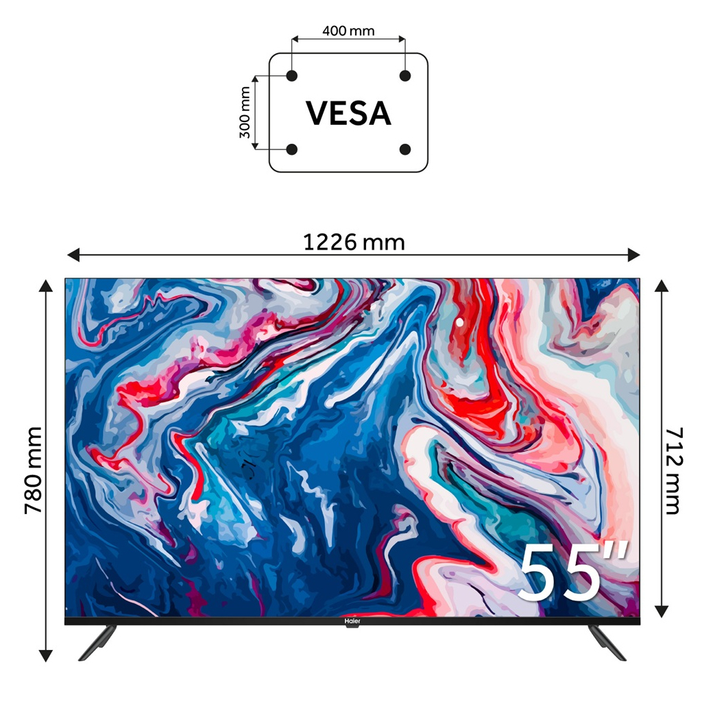 Телевізор Haier H55K801UG