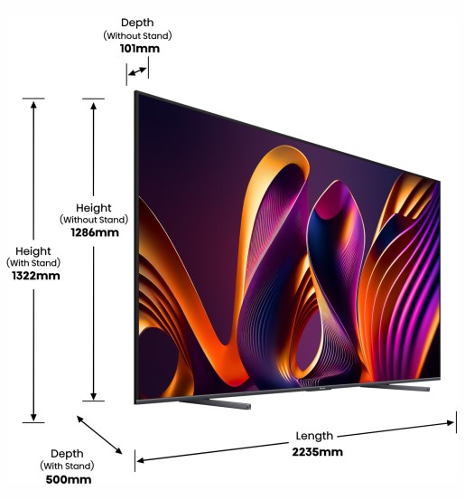 LED-телевізор Hisense 100E7NQ PRO 