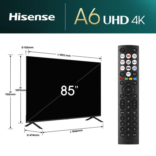 LED-телевізор Hisense 85A6N 