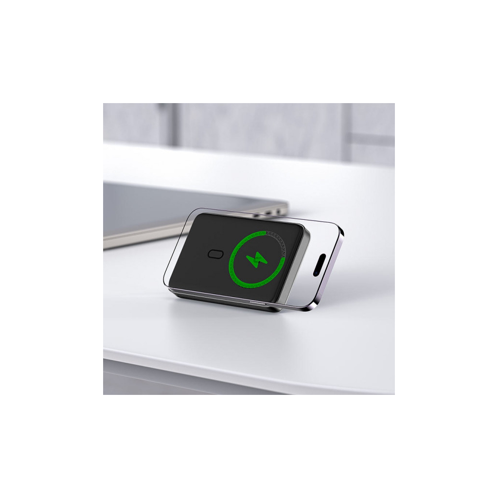 Батарея універсальна Acefast Magnetic Wireless 10000mAh 20W PD, QC/3.0, QI 20W, M6 Black (6974316282600)