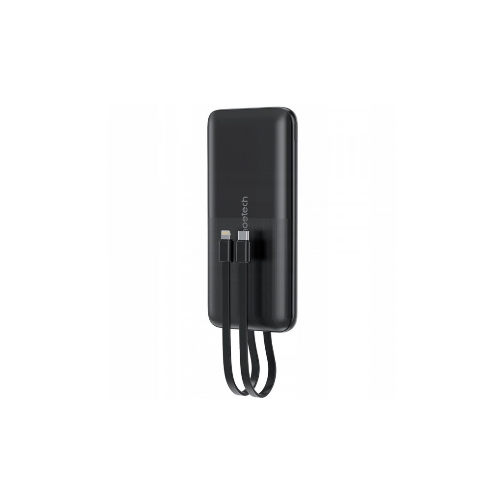 Батарея універсальна Choetech 10000mAh 22,5W, MicroUSB, USB-A, USB-C, build-in USB-C/Lightning cable (B654-BK)