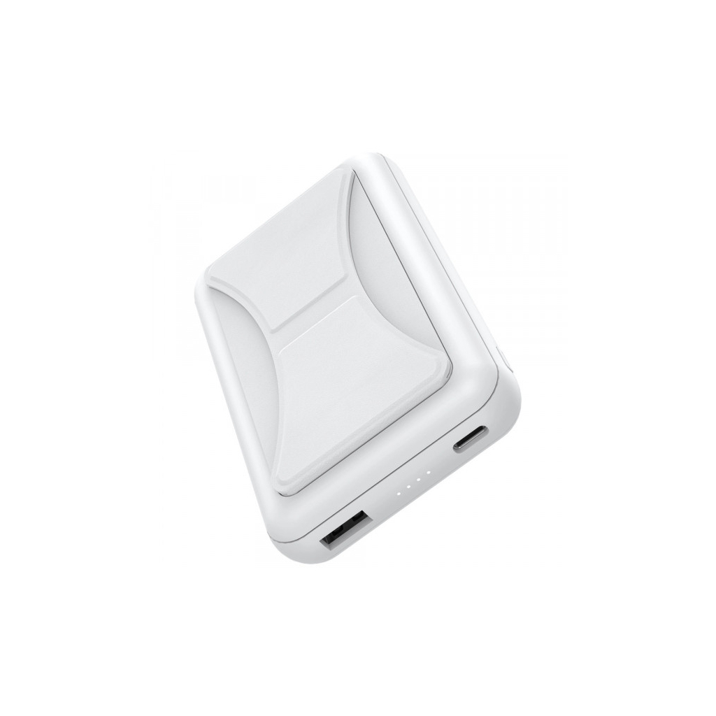 Батарея універсальна Choetech Magnetic Wireless 10000mAh 20W, PD,QC/3.0, USB-A, USB-C, White (B663-ACWH)