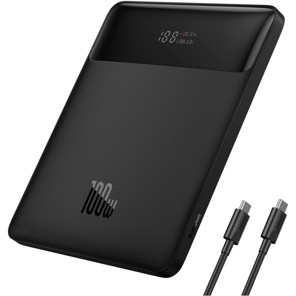 Батарея універсальна Baseus Blade Digital Display 20000mAh PD/100W, Black (PPDGL-01, PPBLD100-S) (PPBL000201)
