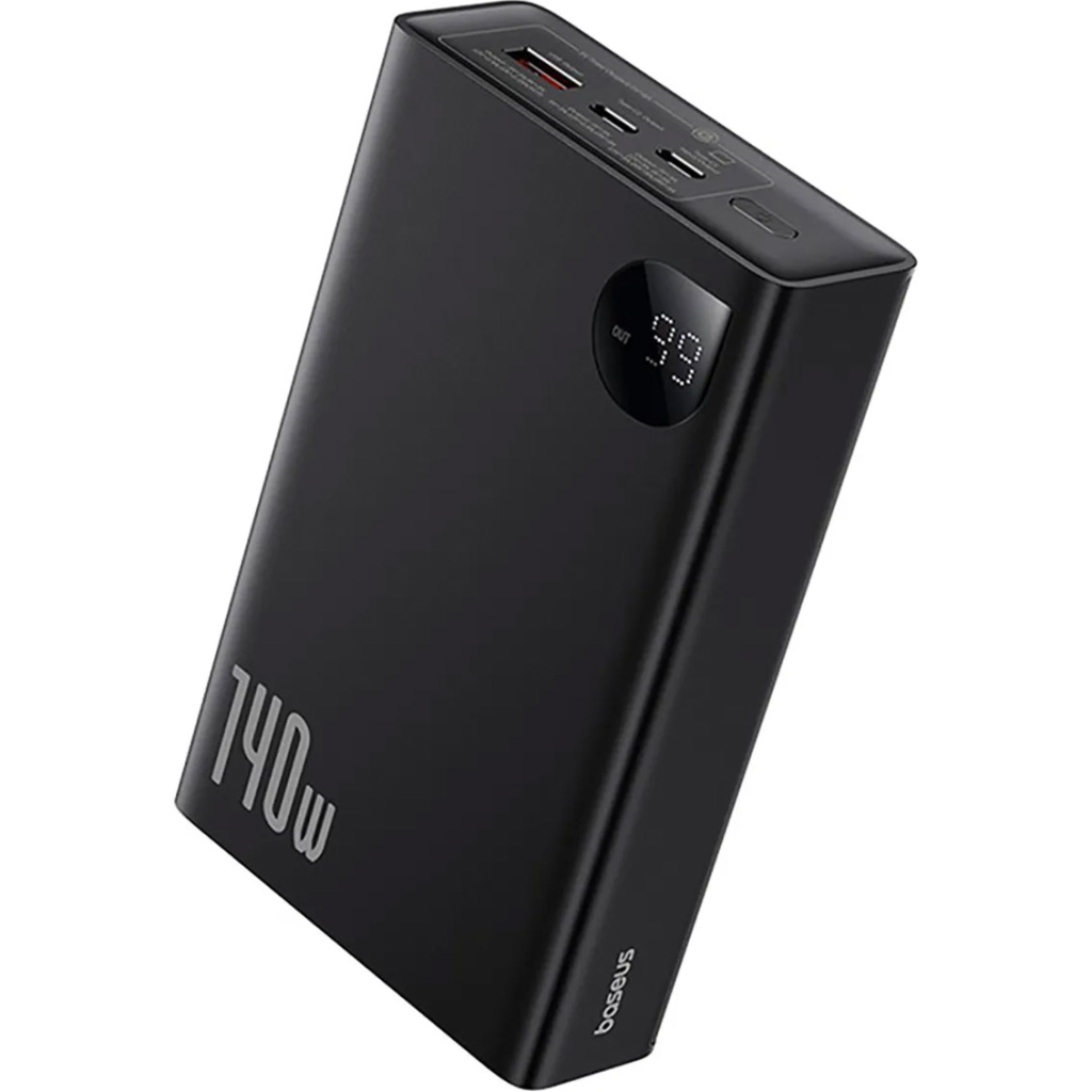 Батарея універсальна Baseus Adaman Metal Digital Display 24000mAh 140W, Black (P10021508113-00) (P10021507112-02)