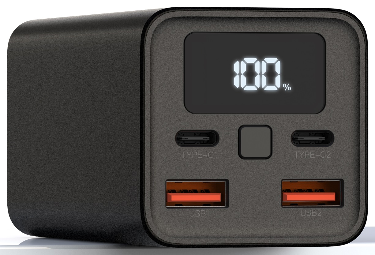 Портативний зарядний пристрій XO PB97 - 20000 mAh PD65W for laptop (Black)