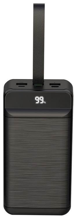 Портативний зарядний пристрій XO PR157 - 40000 mAh 3-Input PD20W + QC22.5W with light Black