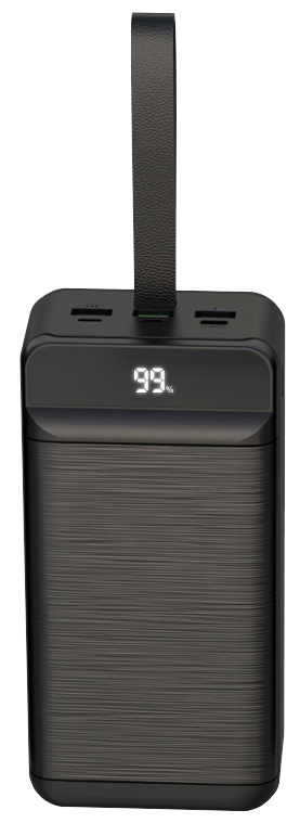 Портативний зарядний пристрій XO PR158 - 50000 mAh 3-Input PD20W + QC22.5W with light Black