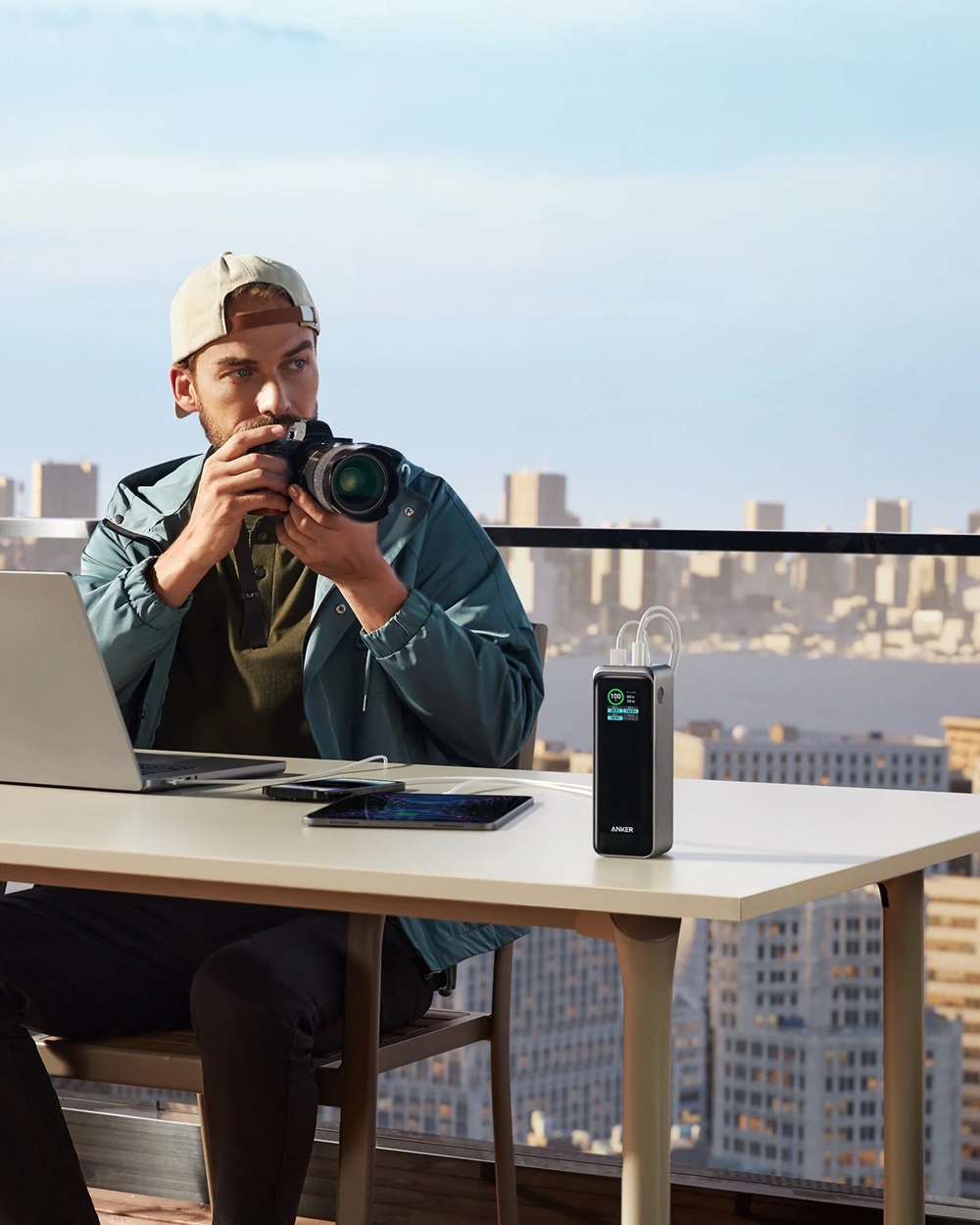 Портативний зарядний пристрій Anker Prime - 27650 mAh 250W PD Black