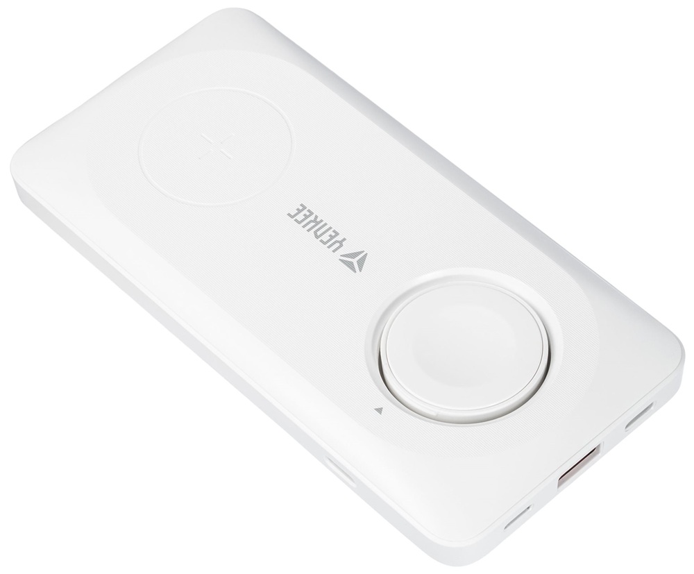 Портативний зарядний пристрій Yenkee YPB 510 - 10000 mAh PD 22,5W 3in1 Qi Wireless (White)
