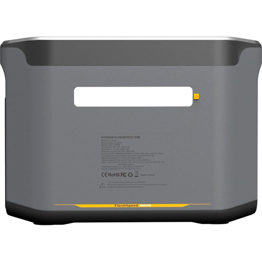 Зарядна станція Vtoman FlashSpeed 1000 PB-85 1000W 828Wh (FlashSpeed 1000)