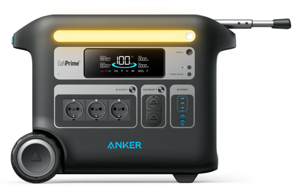 Портативна зарядна станція Anker Solix F2000 - 2048Wh/AC 2300W/100W 2xPD/3xUSB/1xCar/MPPT