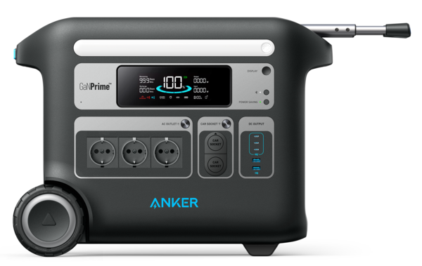Портативна зарядна станція Anker Solix F2000 - 2048Wh/AC 2300W/100W 2xPD/3xUSB/1xCar/MPPT