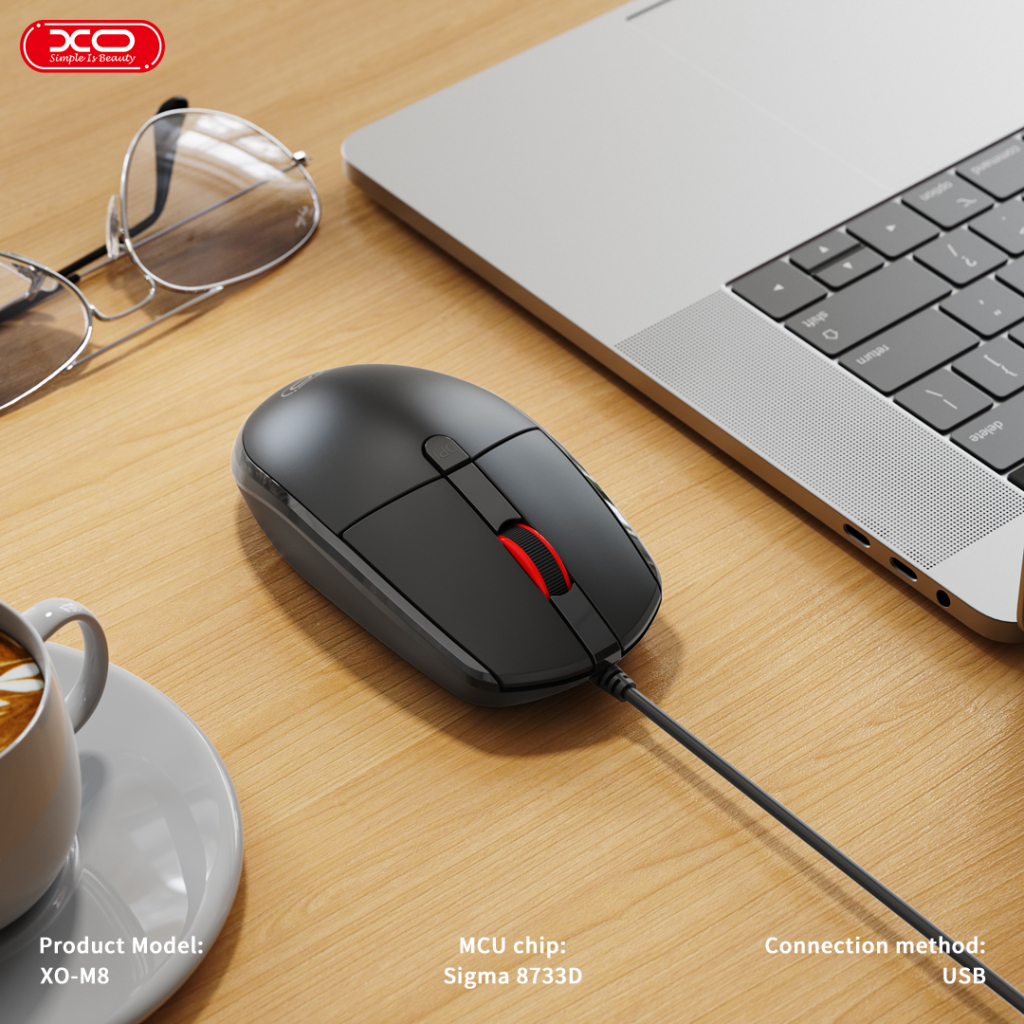 Мишка XO M8 Wireless Black (M8 Black)