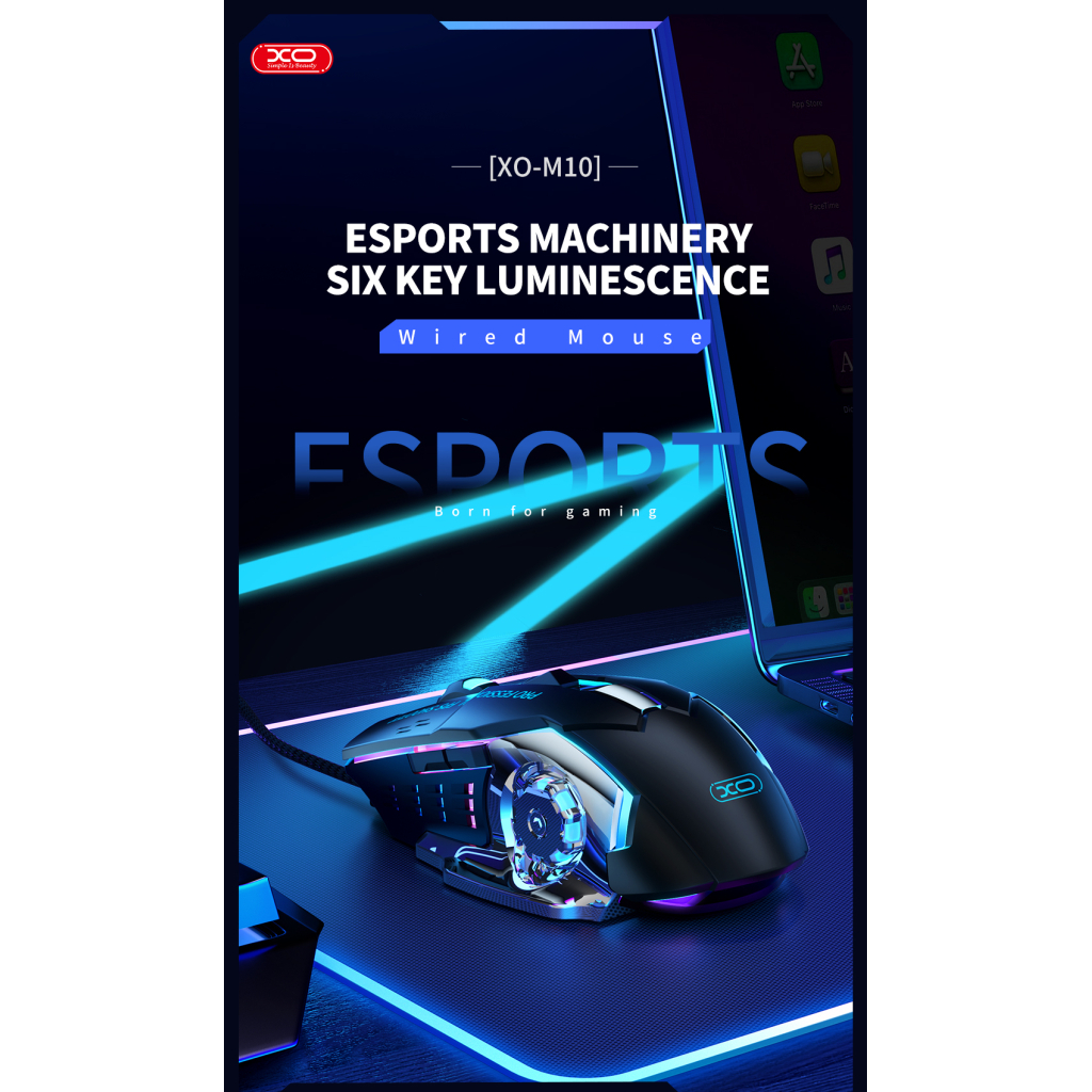 Мишка XO M10 Wireless Black/Silver (M10 Black+Silver)